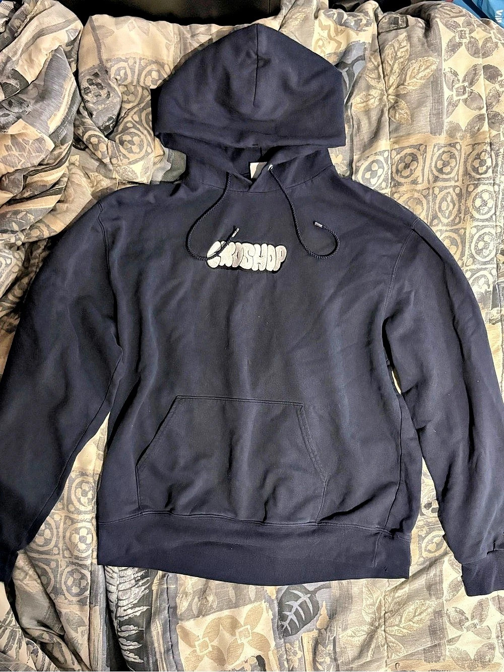Champion Pullover Hoodie in Black Size Large Like New